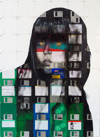 Illustration for article titled Timeless Portraits Created On Obsolete Floppy Disks And Film